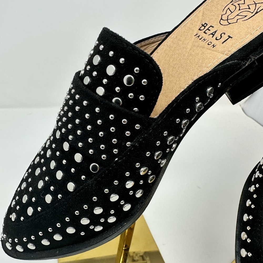 Like new Beast Fashion Velvet Studded mules - Picture 6 of 7